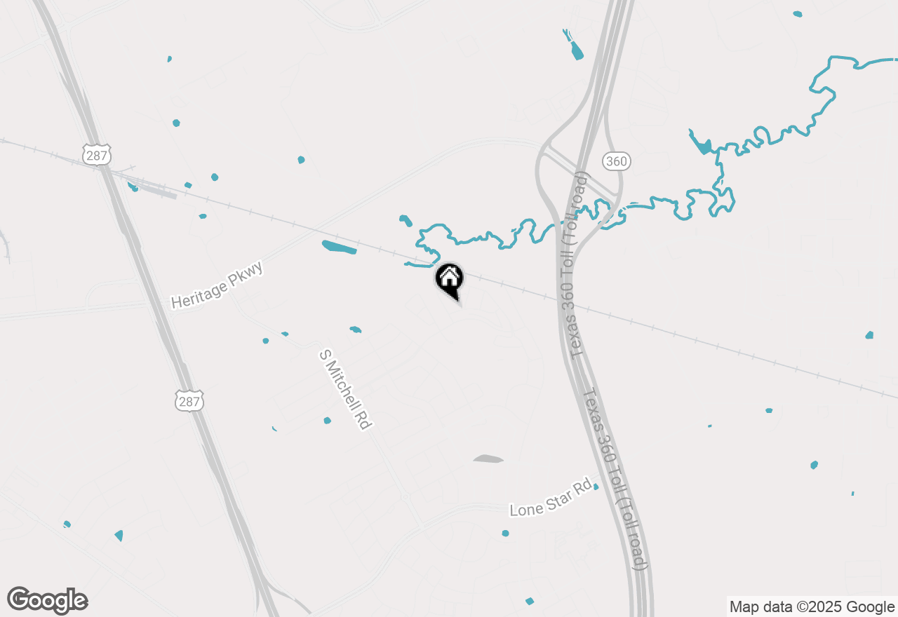 Map of 606 Long Trail, Mansfield, TX 76063