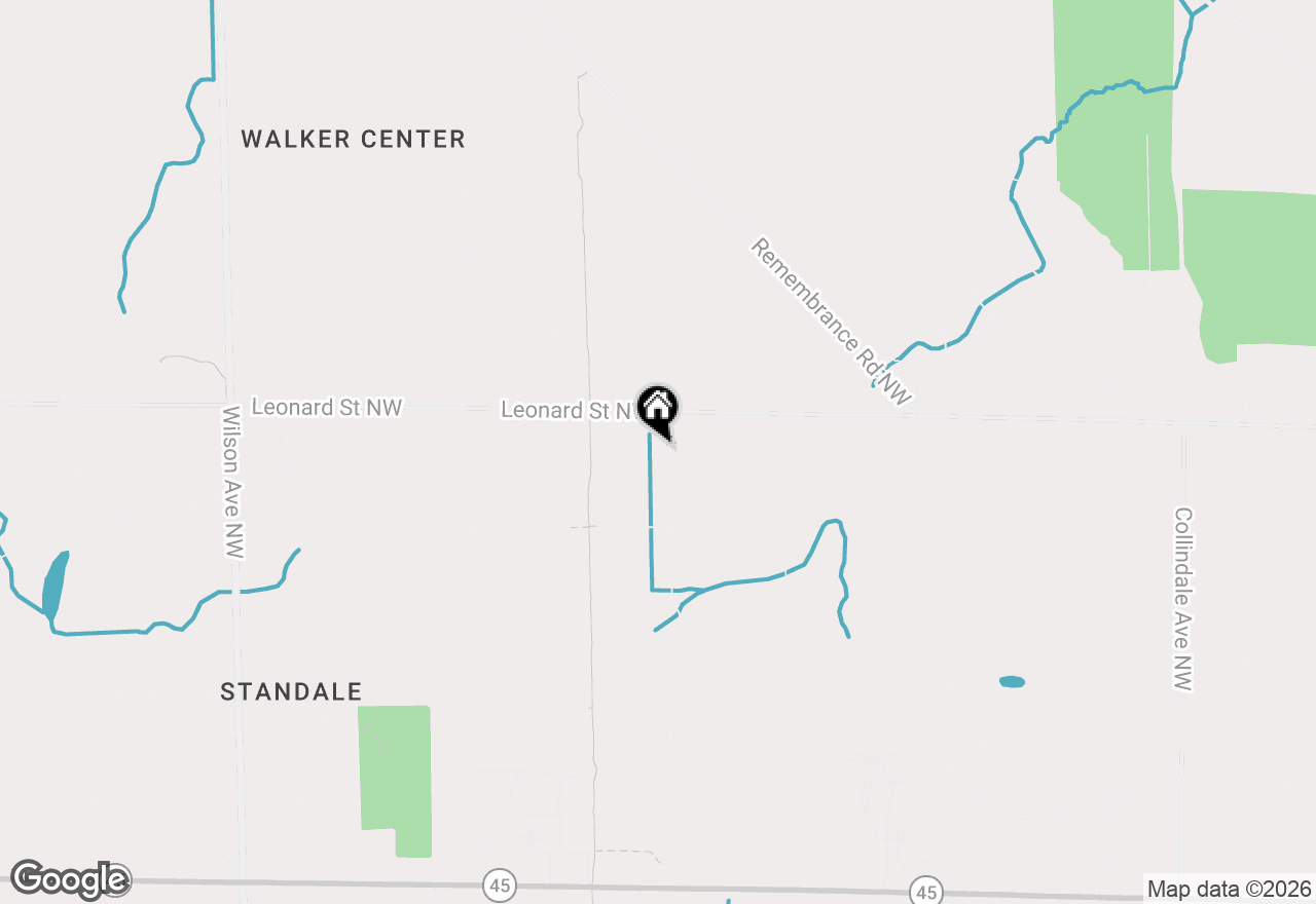Map of 1133 Maplerow Avenue Nw, Grand Rapids, MI 49534