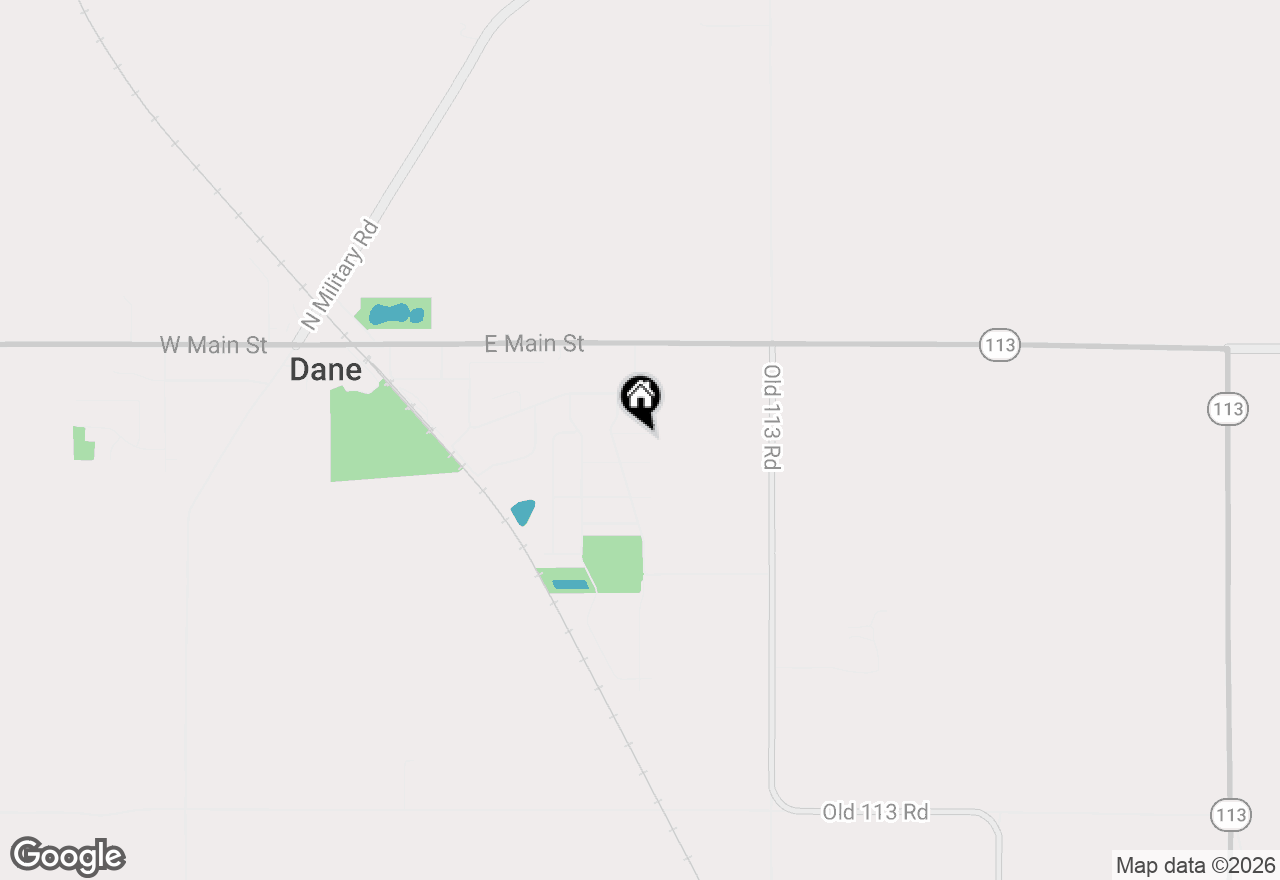 Map of 406 Chelsea Way, Dane, WI 53529