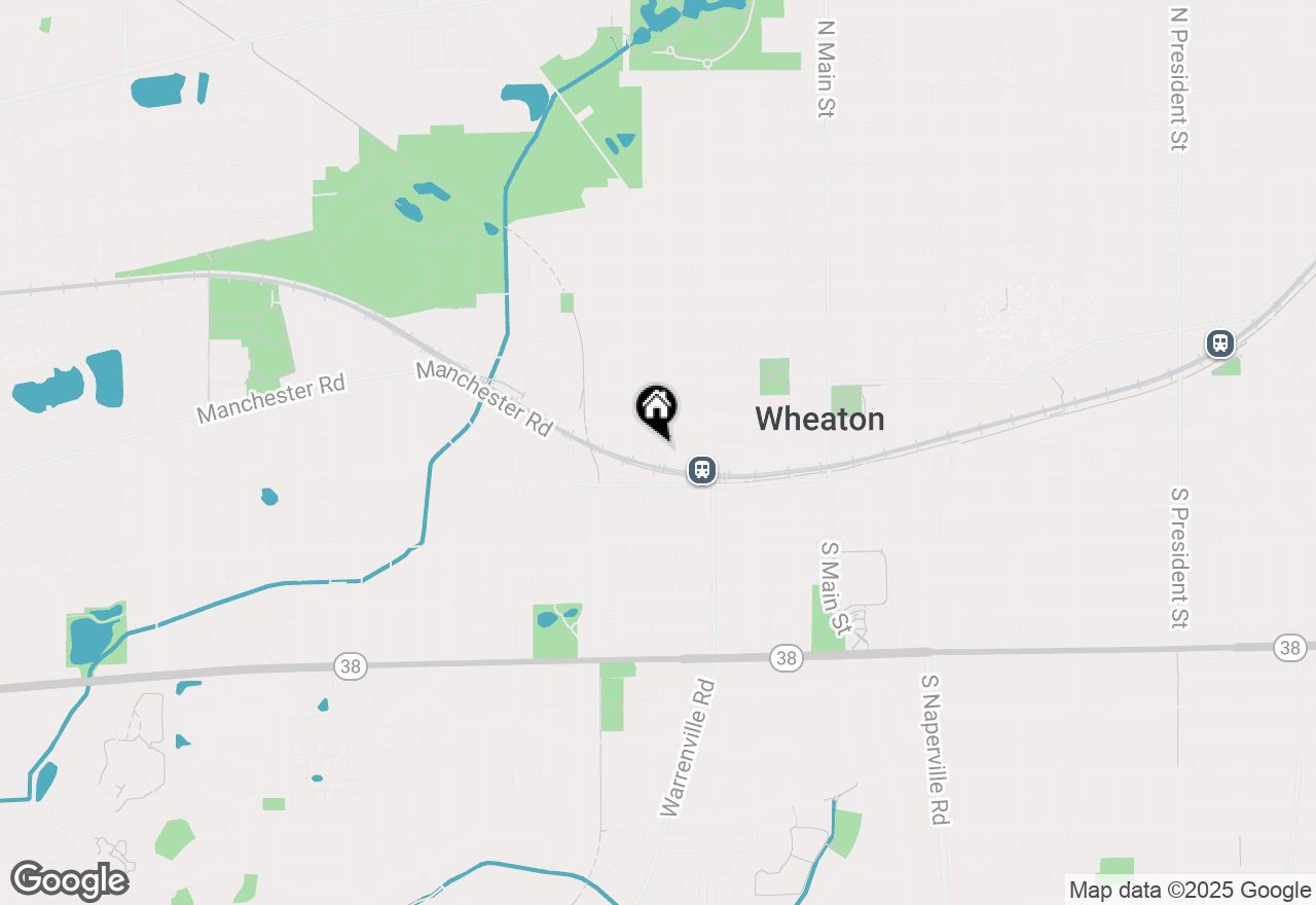 Map of 505 W Front Street #4, Wheaton, IL 60187