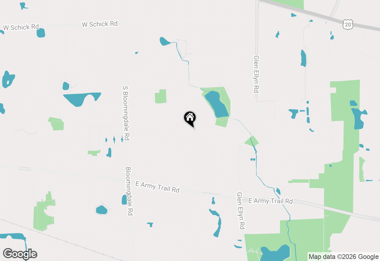 Map of 186 Royce Drive, Bloomingdale, IL 60108