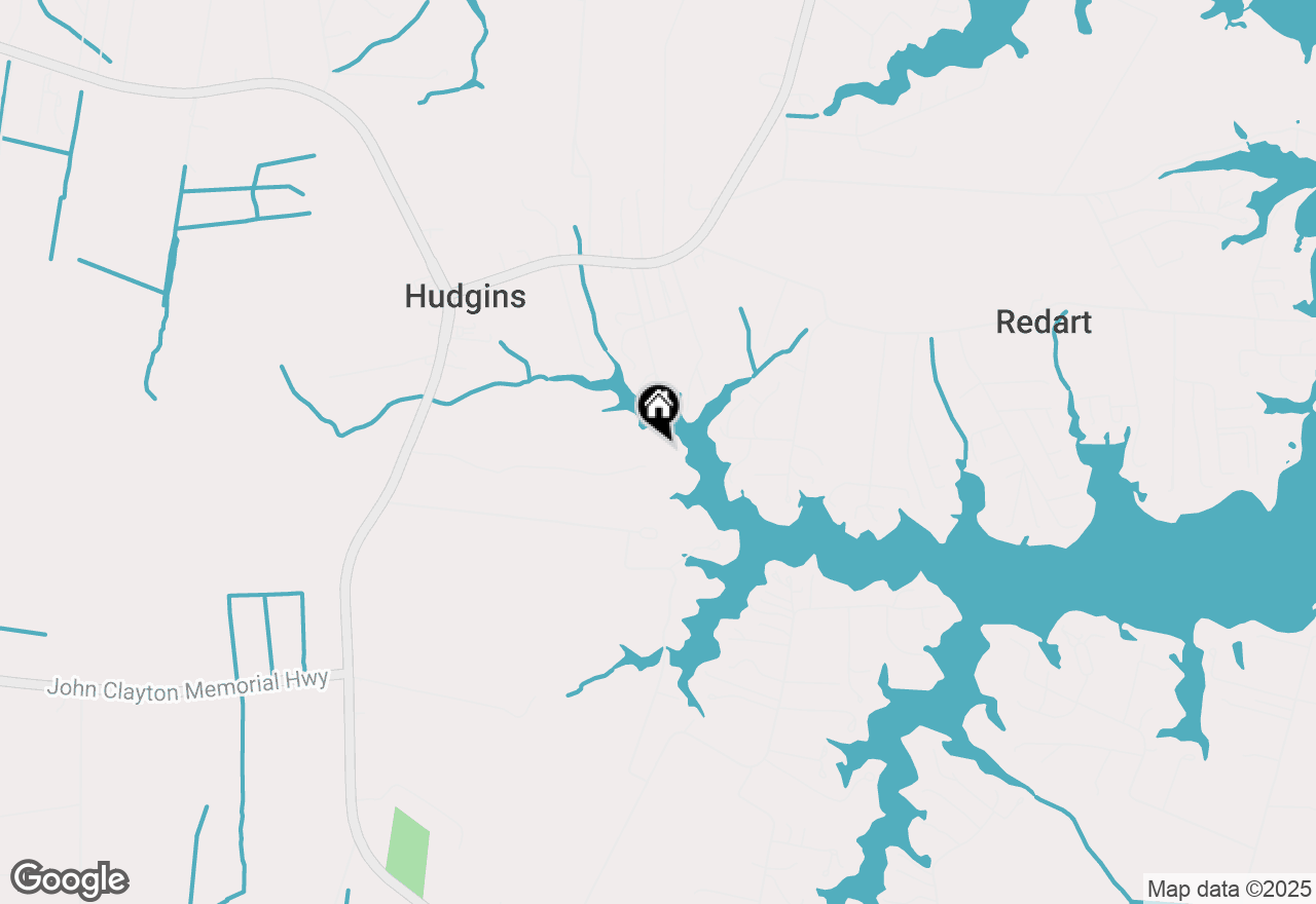 Map of 553 Waterfront Lane, Mathews, VA 23109
