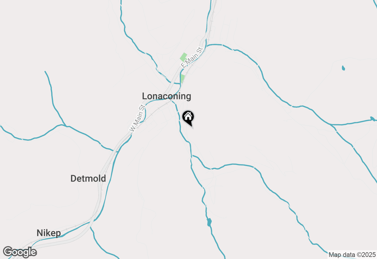 Map of 45 High Street, Lonaconing, MD 21539