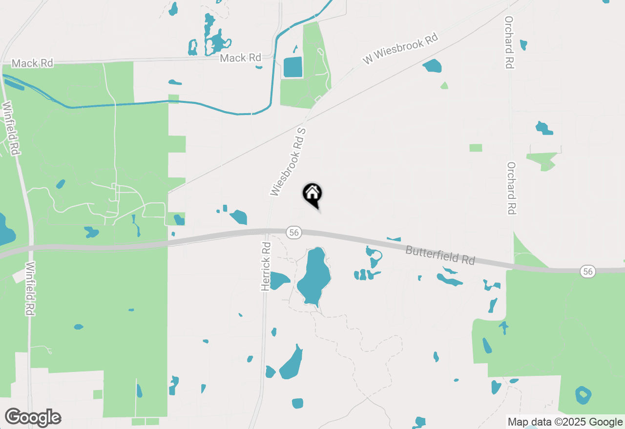 Map of 51 Mitchell Circle, Wheaton, IL 60189