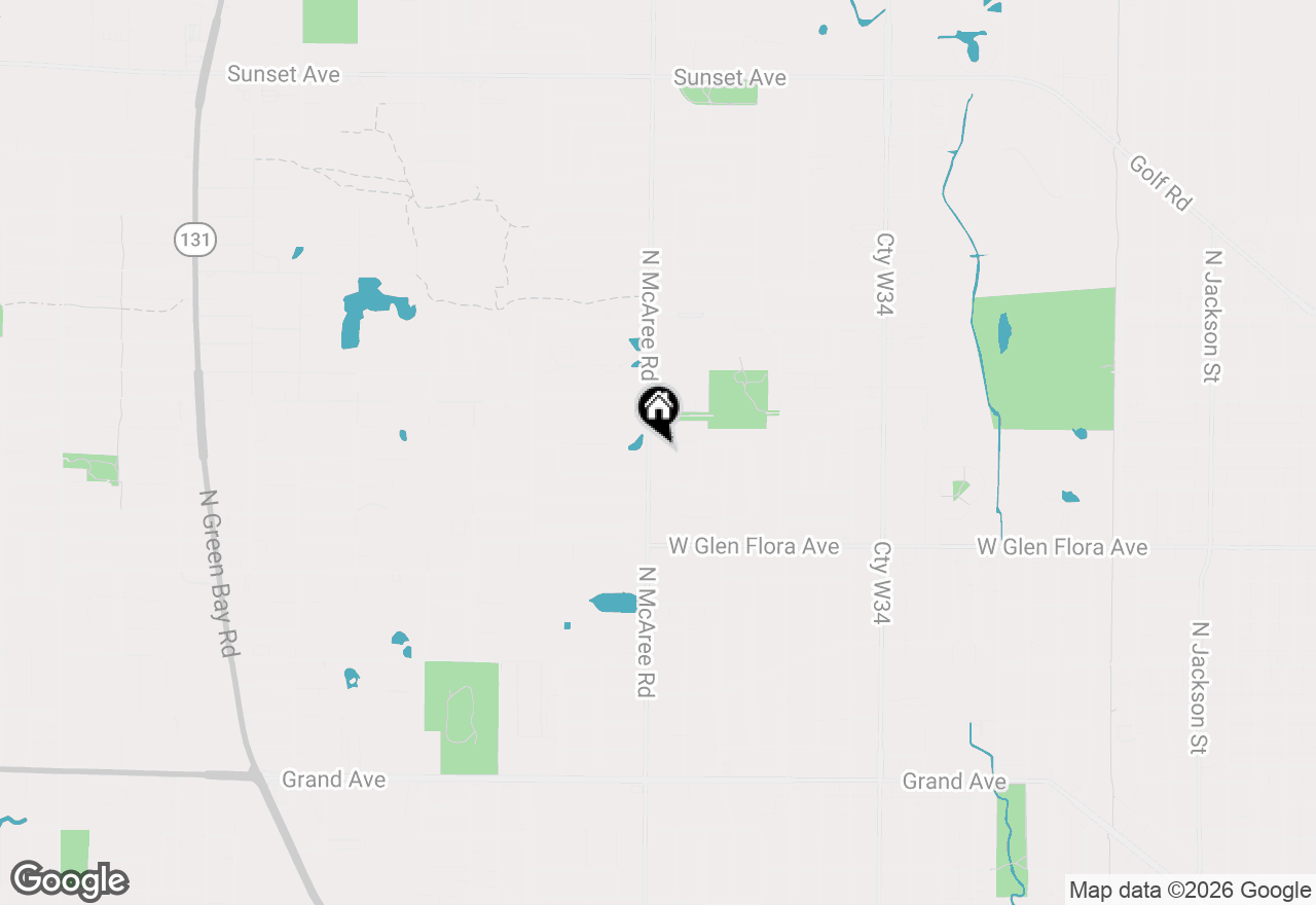 Map of 1425 N Mcaree Road, Waukegan, IL 60085