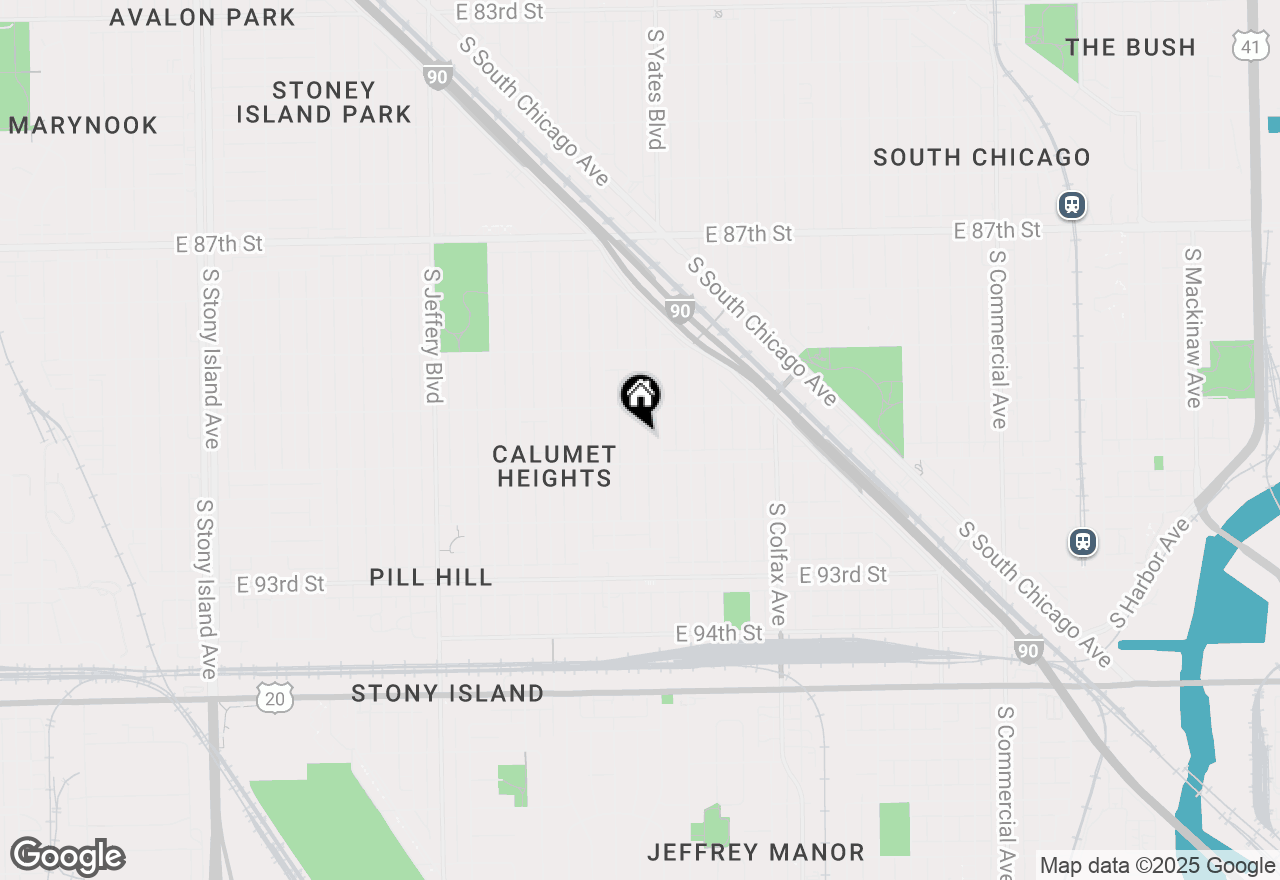 Map of 9035 S Oglesby Avenue, Chicago, IL 60617