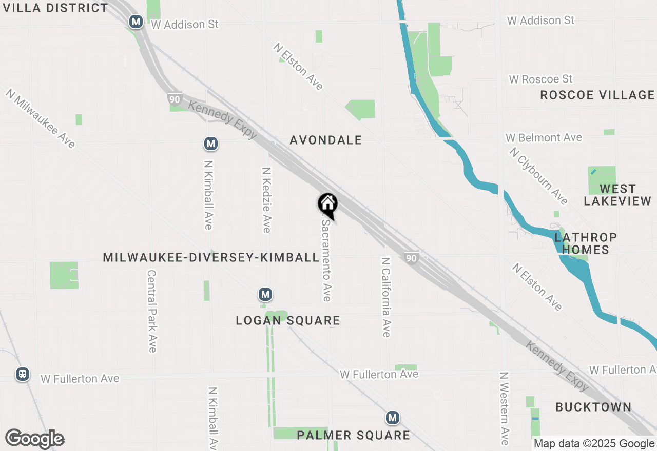 Map of 2901 N Sacramento Avenue, Chicago, IL 60618