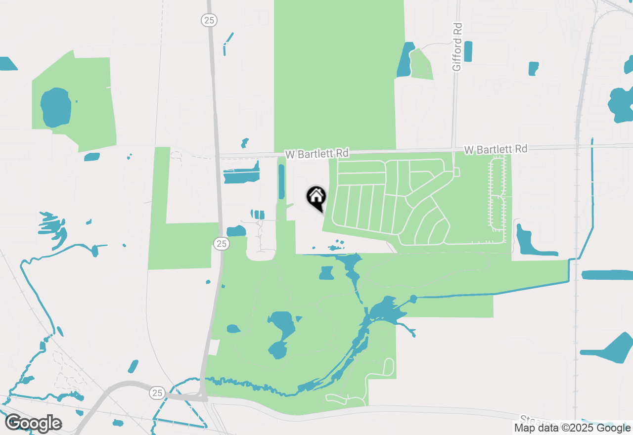 Map of 240 Hearthstone Drive, Bartlett, IL 60103