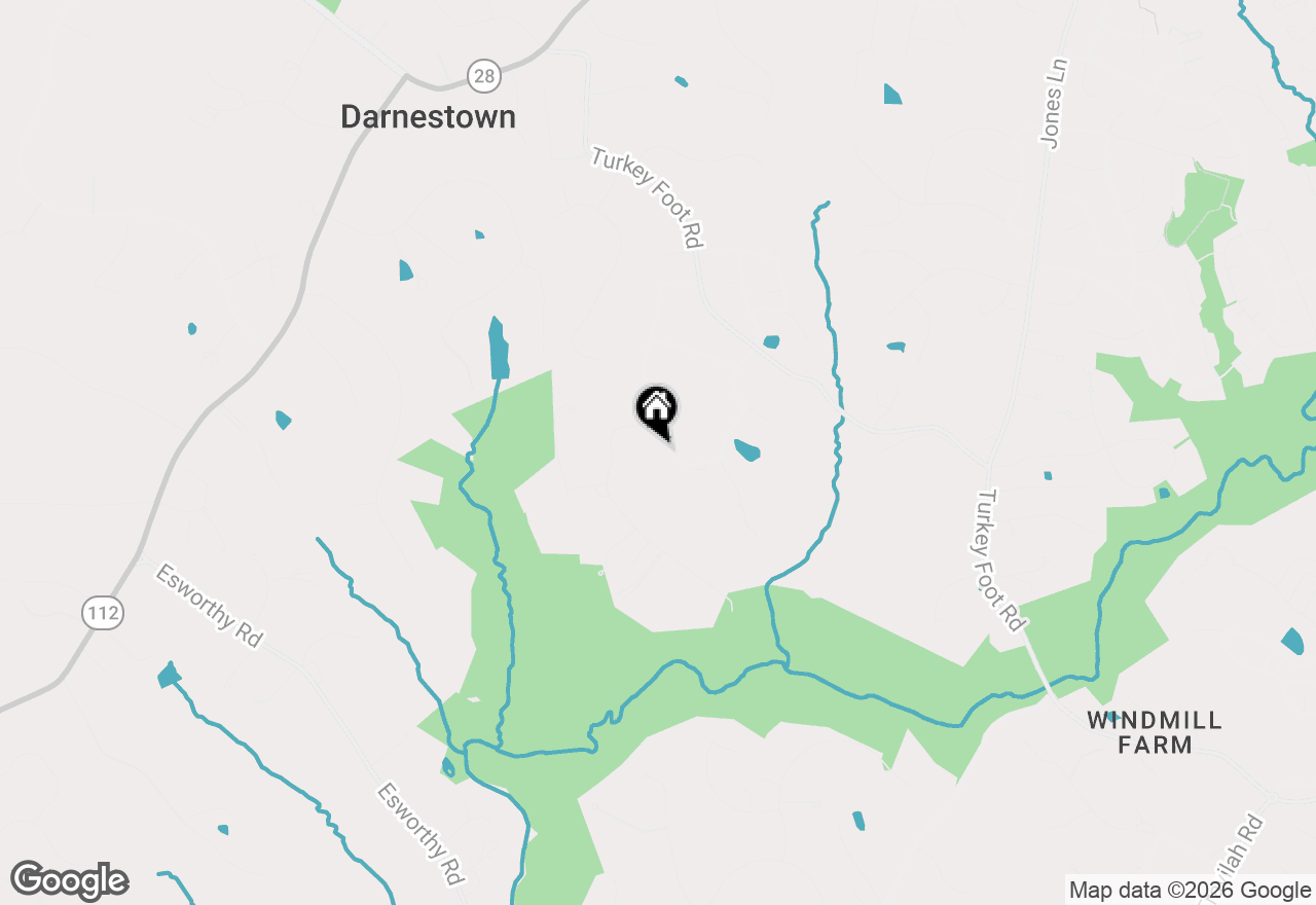 Map of 13416 Straw Bale Lane, North Potomac, MD 20878