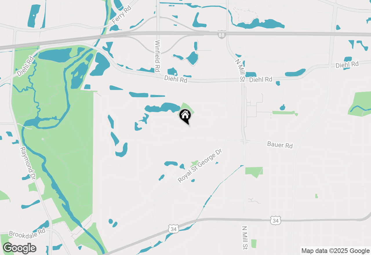 Map of 767 Century Farm Lane, Naperville, IL 60563