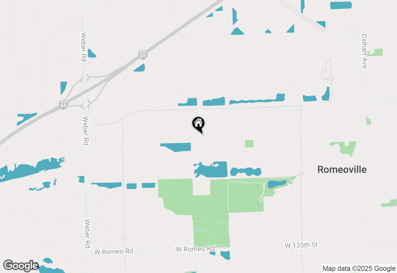 Map of 623 Haley Meadows Drive, Romeoville, IL 60446