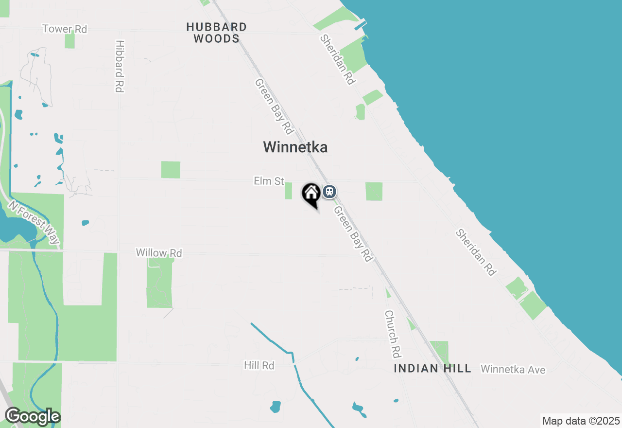 Map of (Address confidential), Winnetka, Illinois 60093
