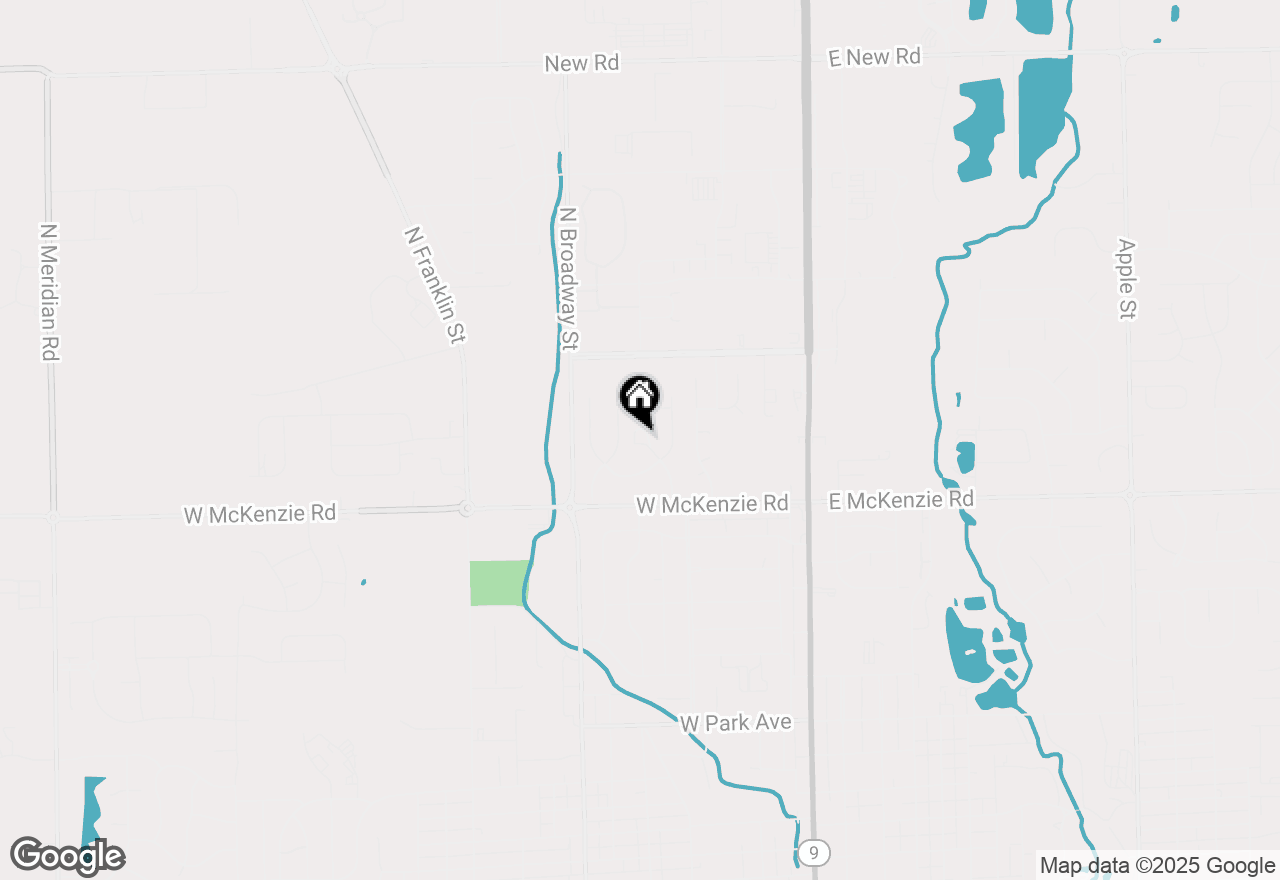 Map of 1304 Greenfield Drive, Greenfield, IN 46140