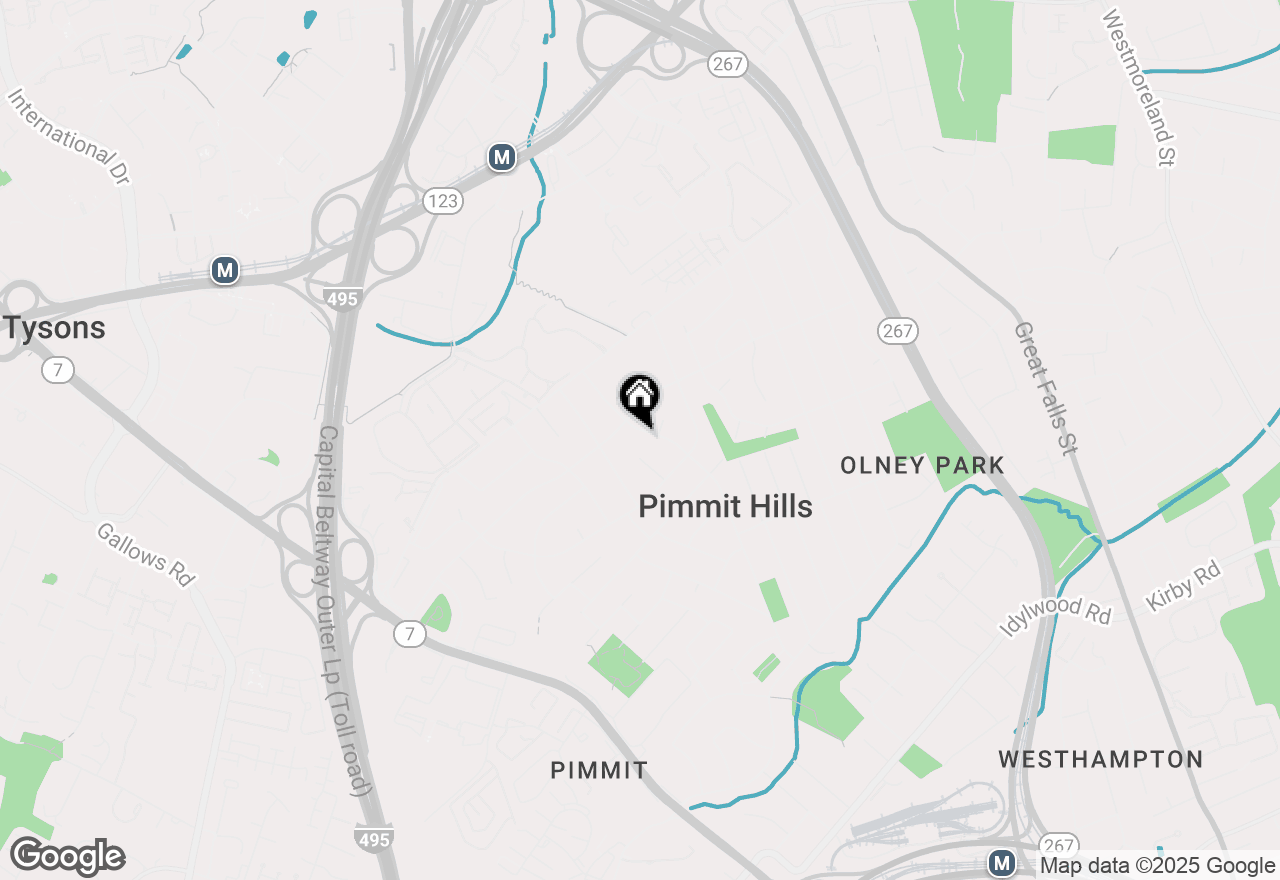 Map of 1852 Griffith Road, Falls Church, VA 22043