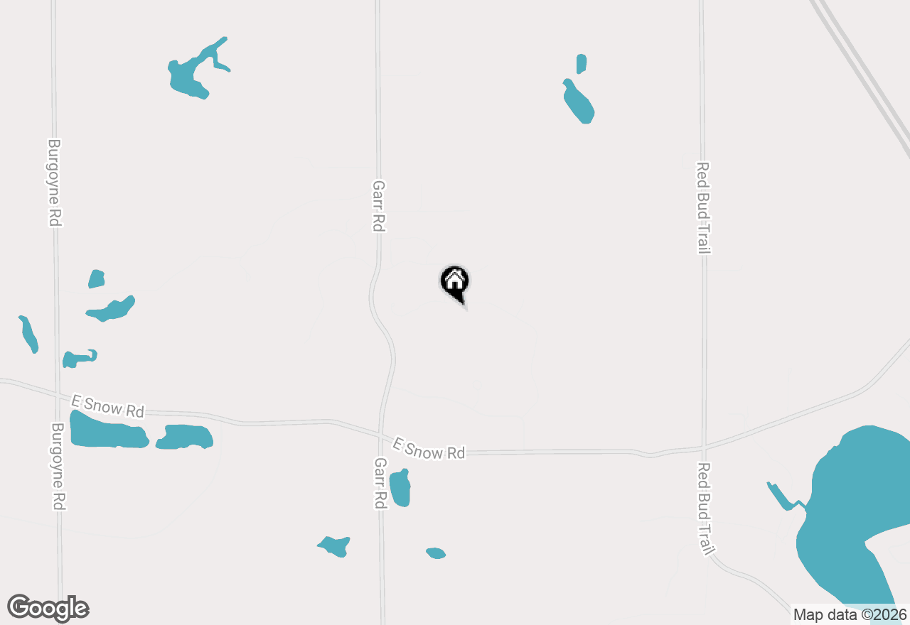Map of 2686 W Lakeland Drive, Berrien Springs, MI 49103