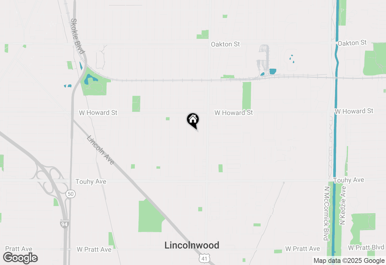 Map of 7453 N Karlov Avenue, Skokie, IL 60076