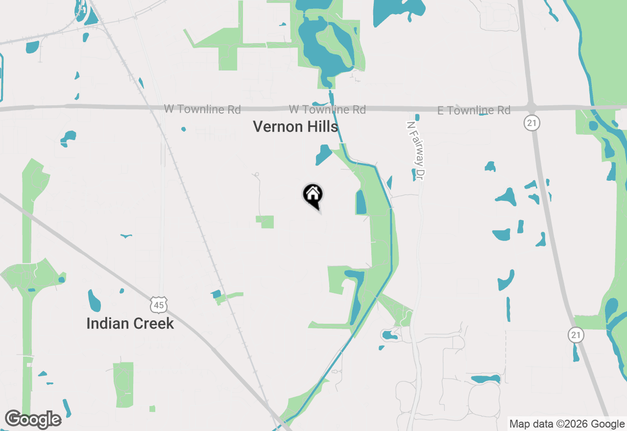 Map of 4 Athens Court, Vernon Hills, IL 60061