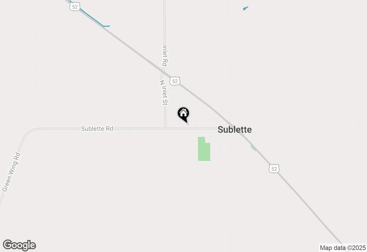 Map of 606 W Main Street, Sublette, IL 61367