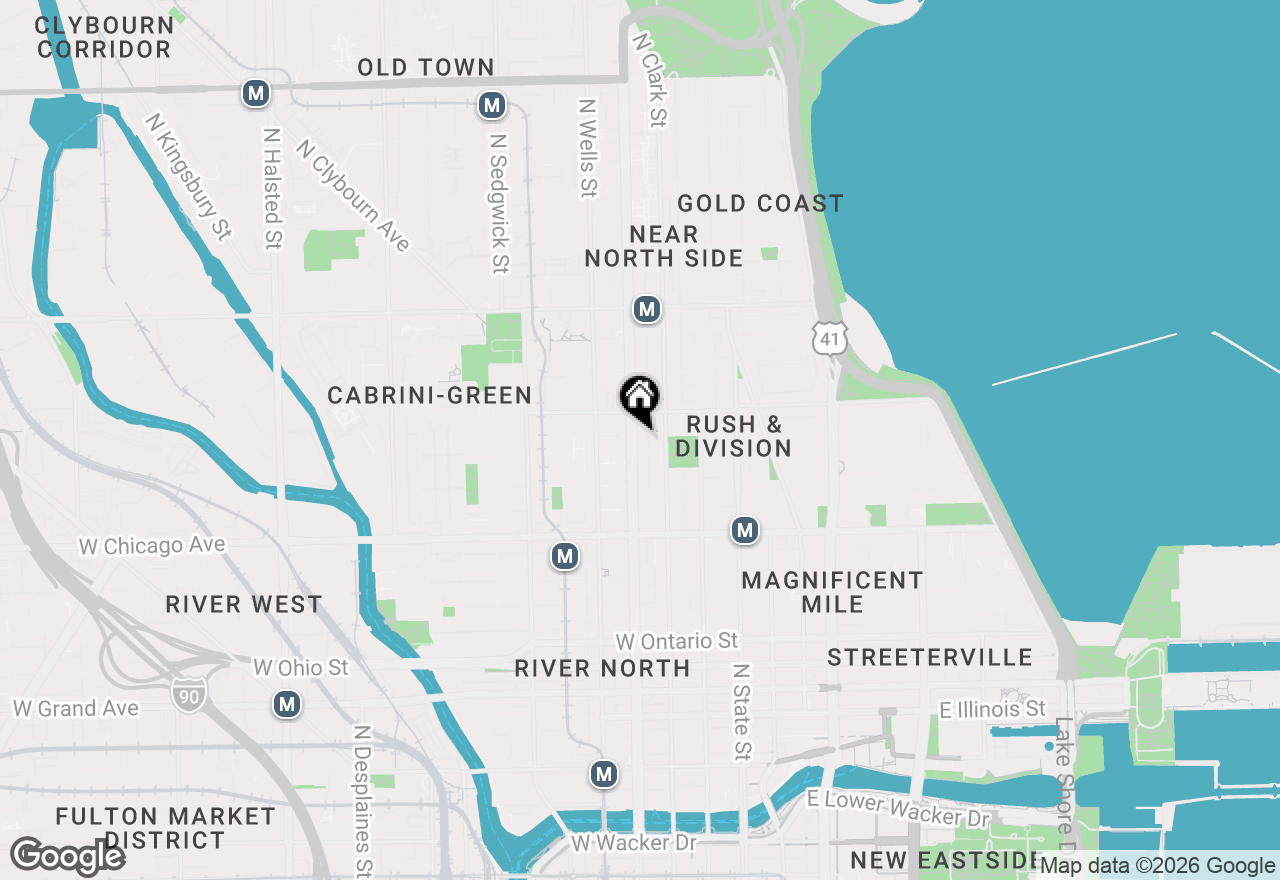Map of 921 N La Salle Drive #18, Chicago, IL 60610