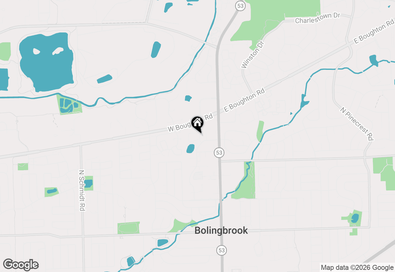Map of 421 Lakeview Circle, Bolingbrook, IL 60440