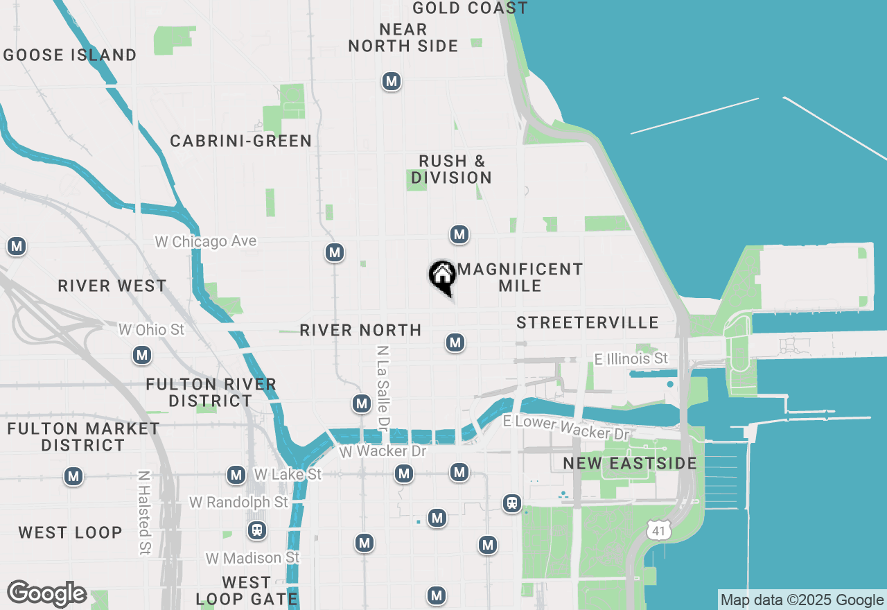 Map of 20 W Ontario Street #400, Chicago, IL 60654