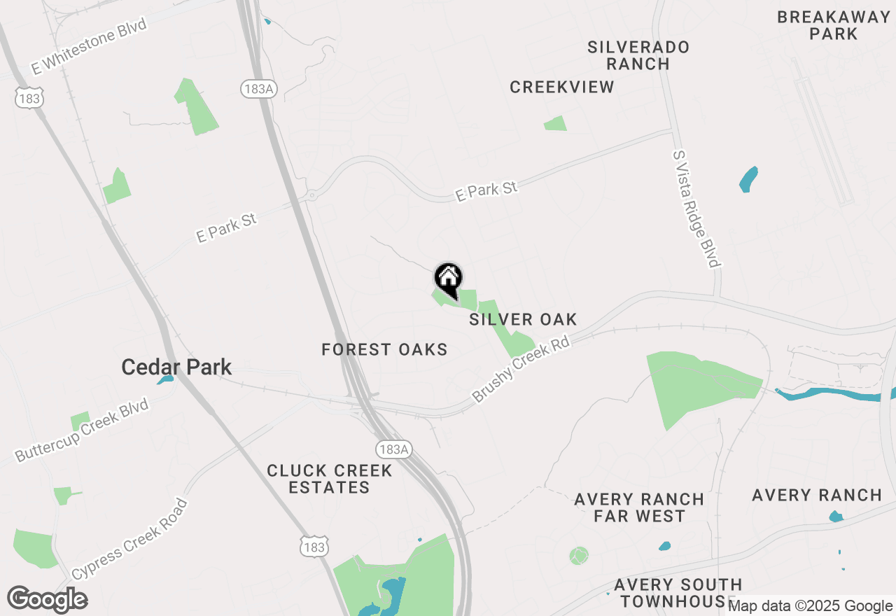 Map of 525 S Lynnwood Trl, Cedar Park, TX 78613