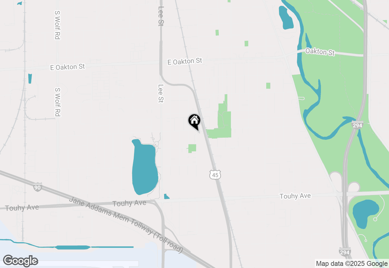 Map of 2017 Pine Street #B, Des Plaines, IL 60018