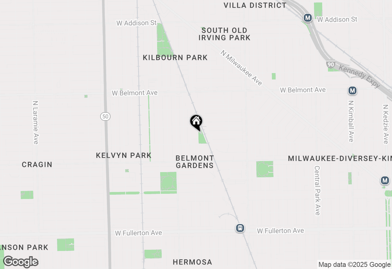 Map of 2930 N Kenosha Avenue, Chicago, IL 60641