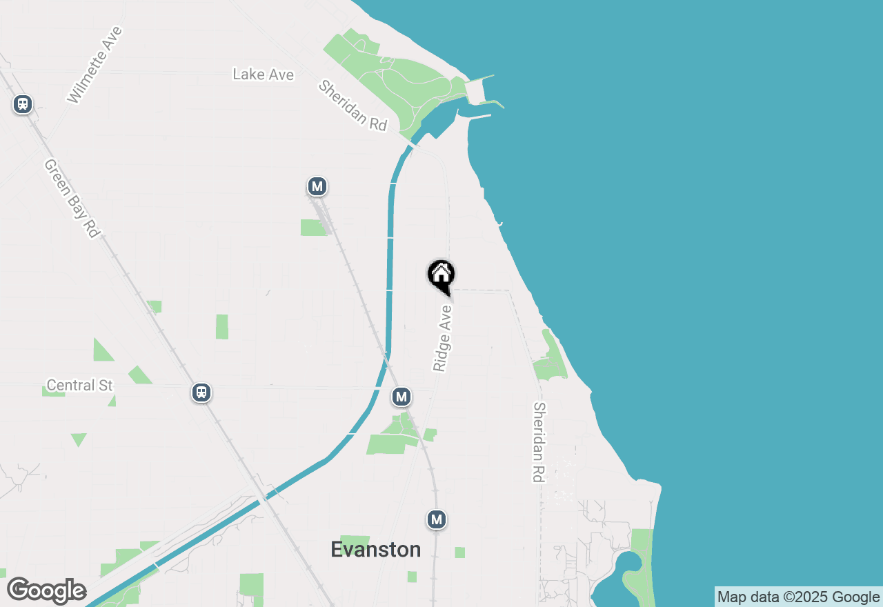 Map of 2754 Ridge Avenue, Evanston, IL 60201