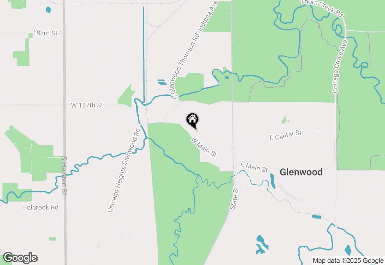 Map of 235 W Main Street, Glenwood, IL 60425