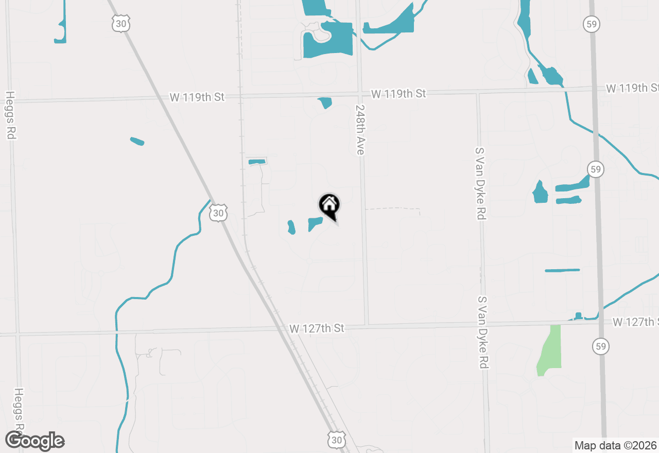 Map of 12312 Blue Iris Lane, Plainfield, IL 60585