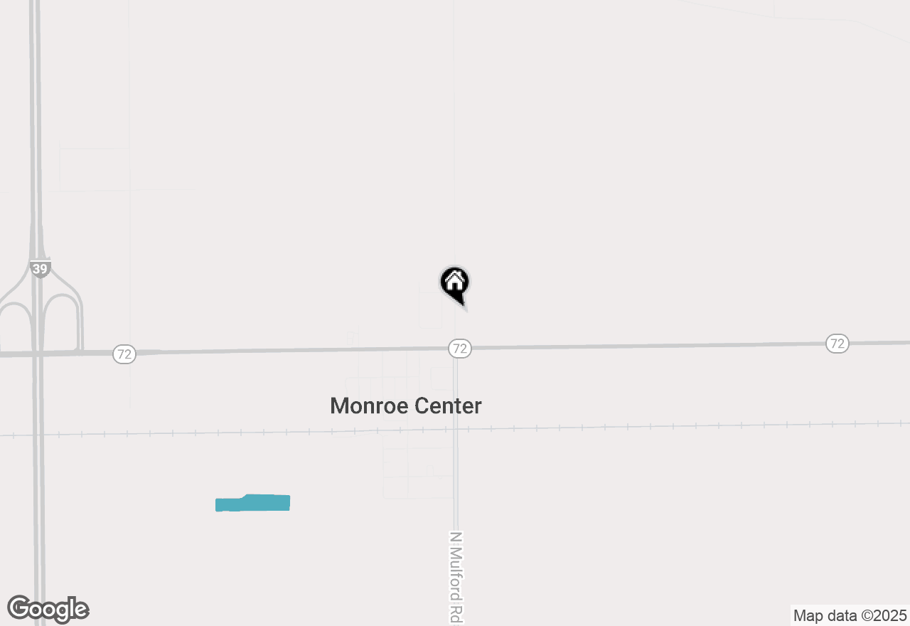 Map of 5553 Mulford Road, Monroe Center, IL 61052