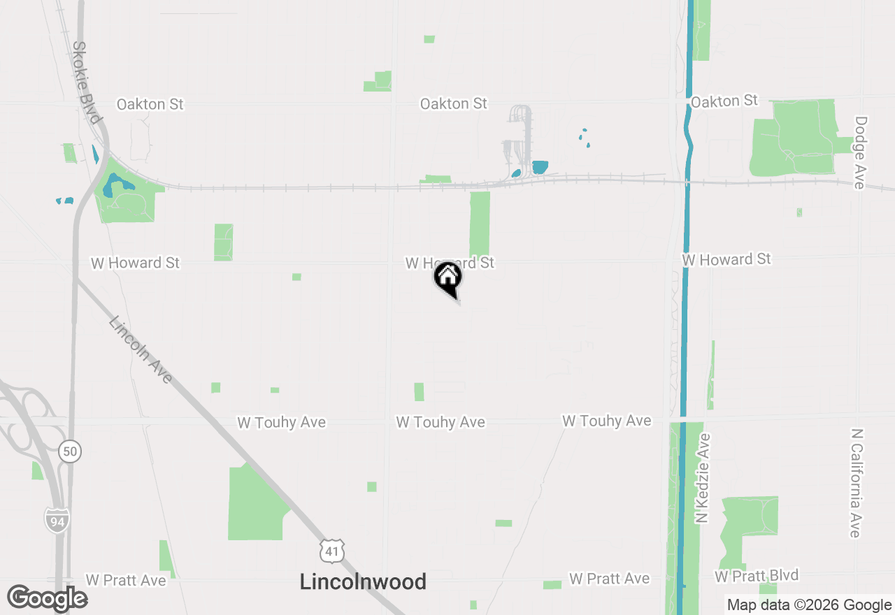 Map of 3829 Birchwood Avenue, Skokie, IL 60076