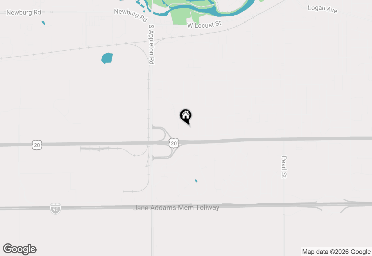 Map of 1816 14th Avenue, Belvidere, IL 61008