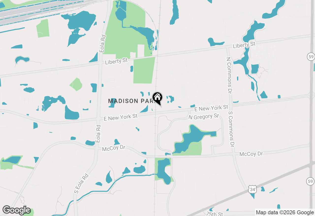 Map of 3373 Kentshire Circle, Aurora, IL 60504