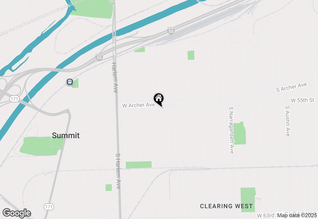 Map of 5520 S New England Avenue, Chicago, IL 60638