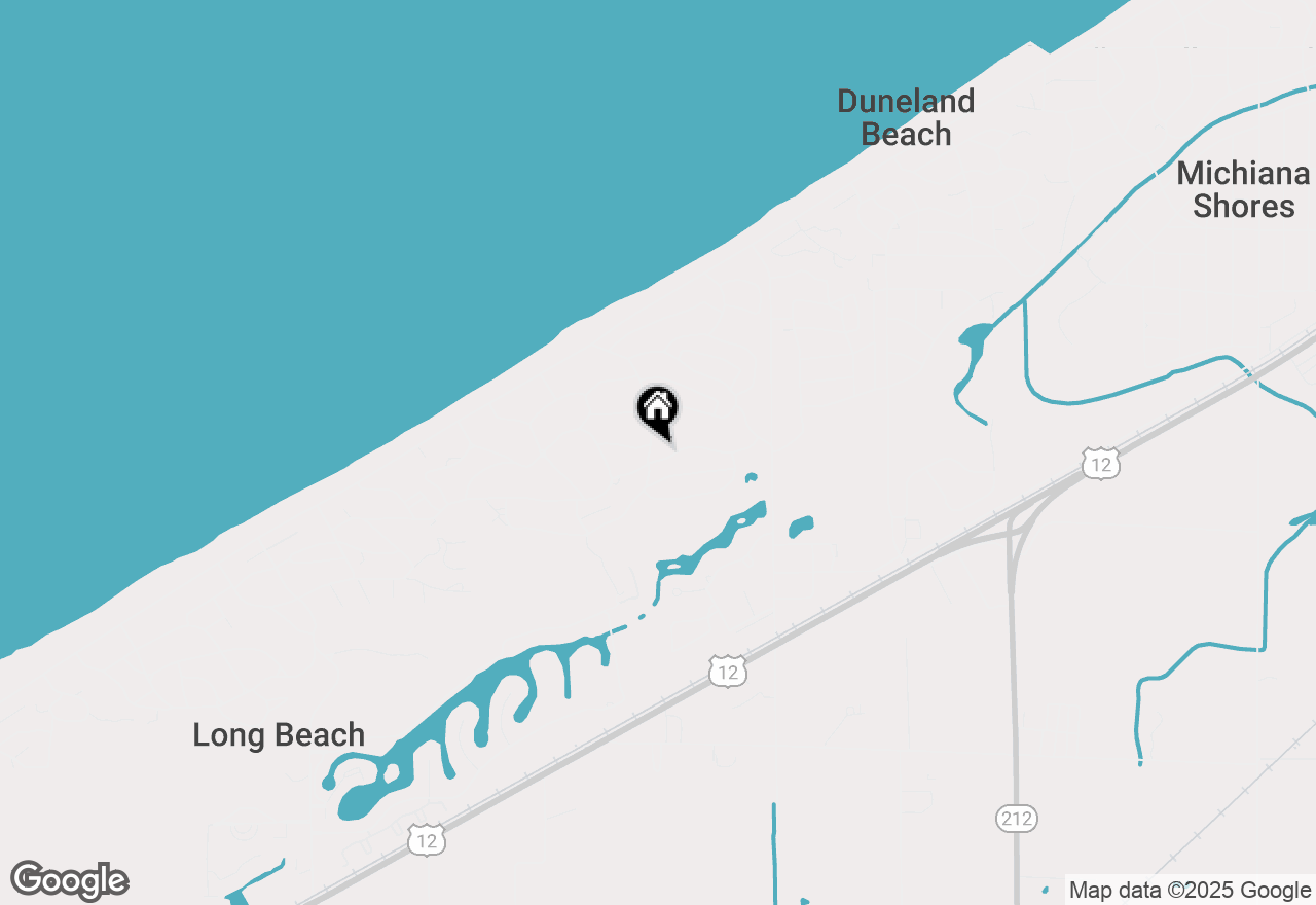 Map of 2936 Belle Plaine Trail, Long Beach, IN 46360