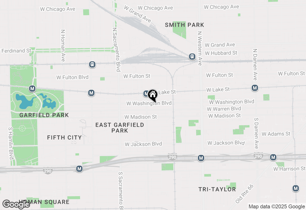 Map of 2735 W Washington Boulevard, Chicago, IL 60612