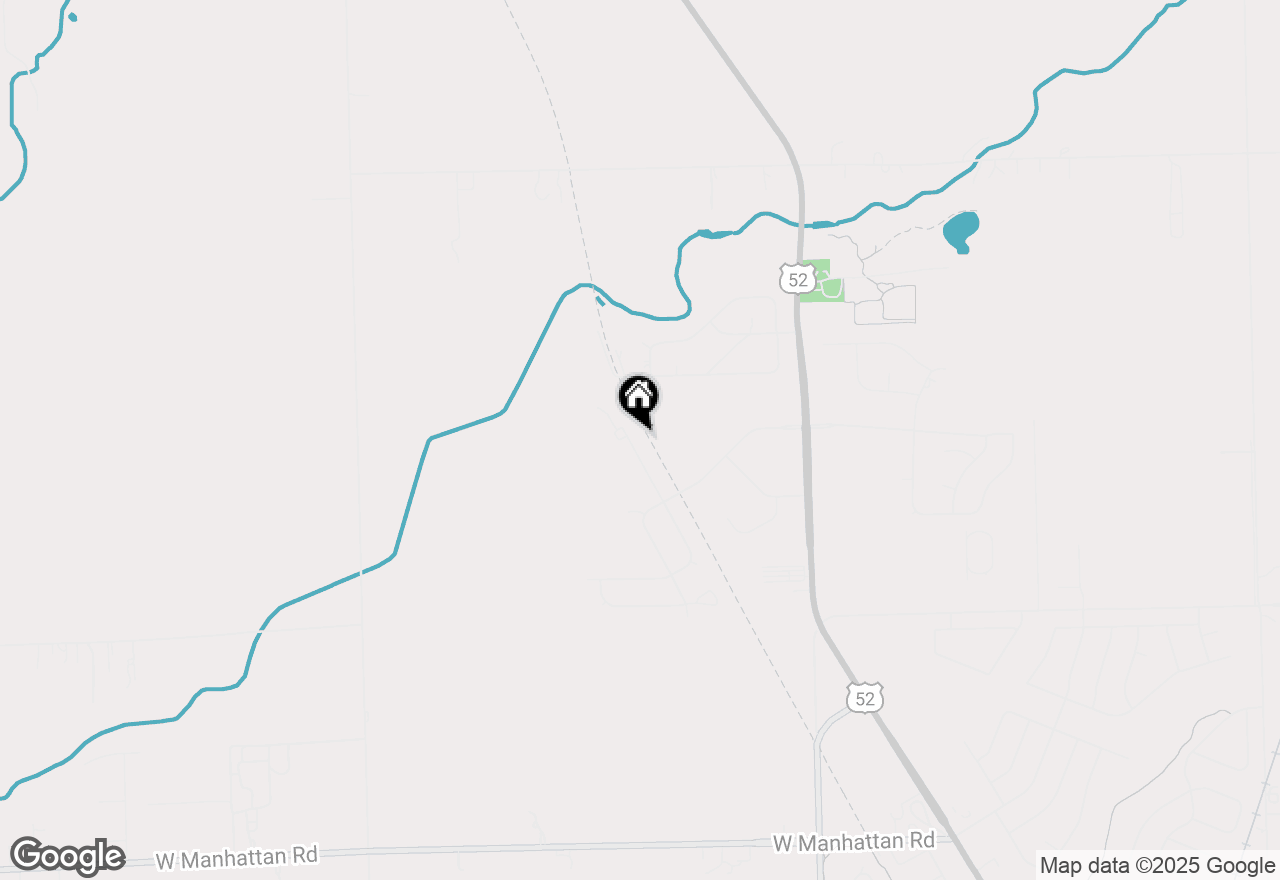 Map of 24357 S Clydesdale Court, Manhattan, IL 60442