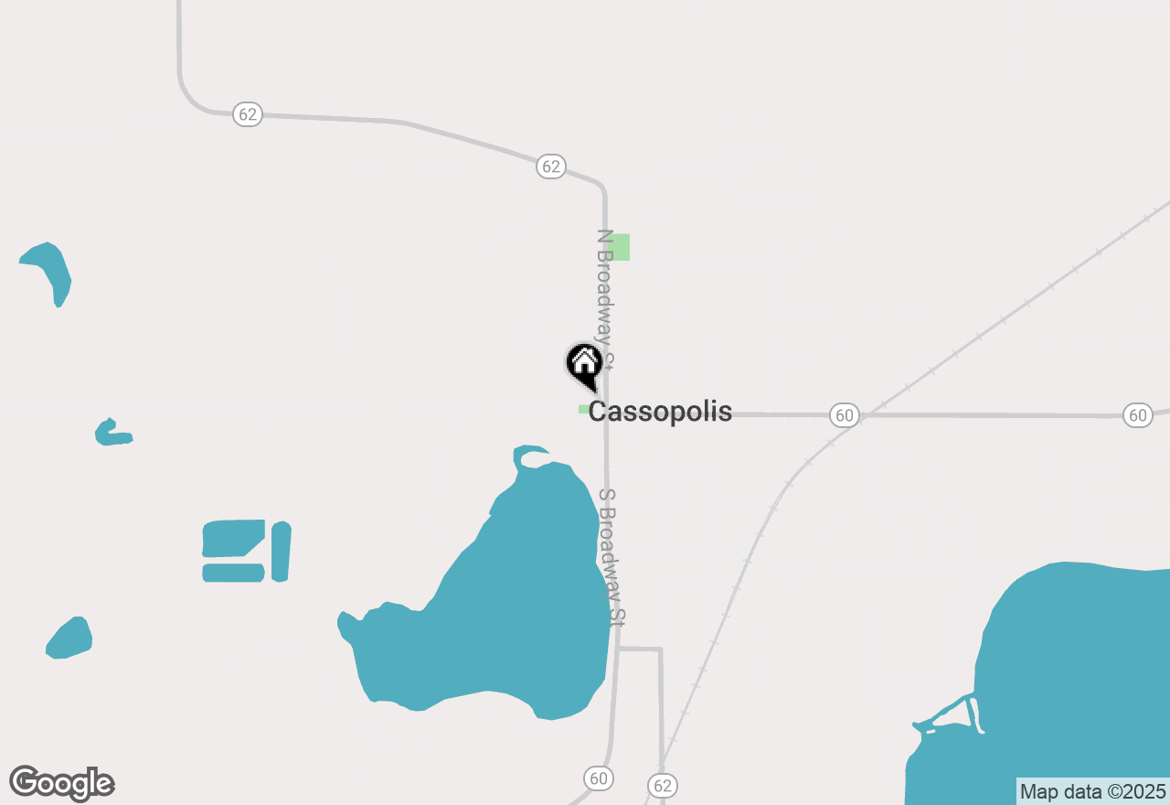 Map of 108 N Disbrow Street, Cassopolis, MI 49031