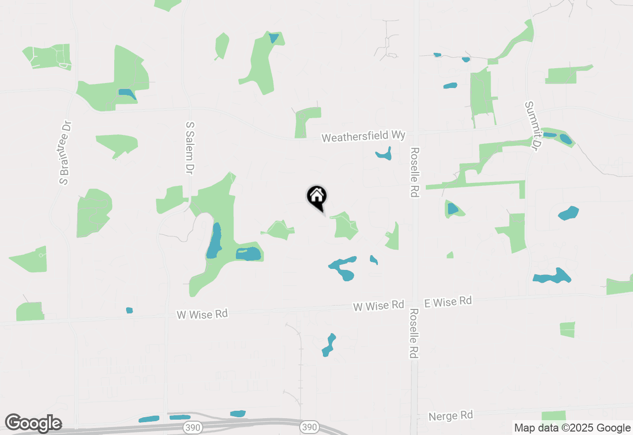 Map of 825 Sienna Drive, Schaumburg, IL 60193