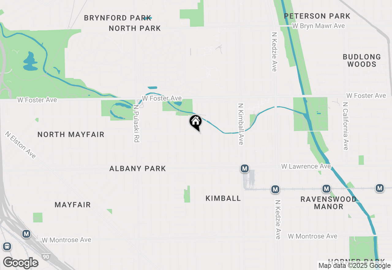 Map of 4954 N Monticello Avenue, Chicago, IL 60625