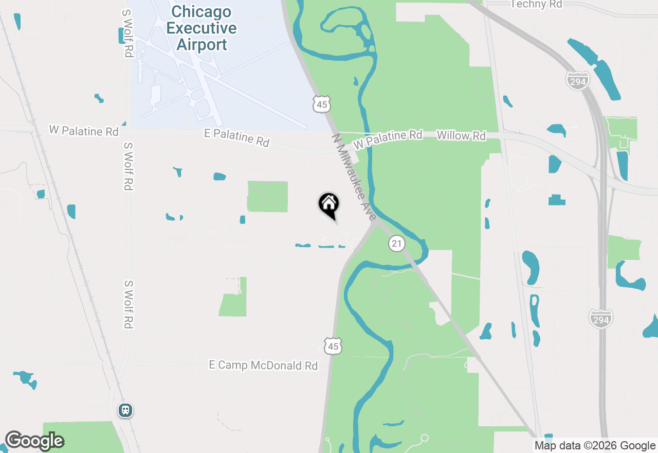 Map of 920 E Old Willow Road #203, Prospect Heights, IL 60070