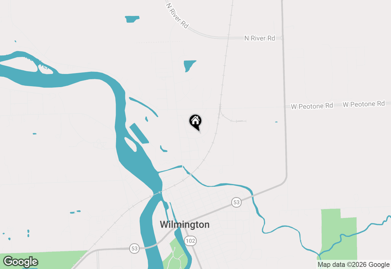 Map of 503-505 S Circle Drive, Wilmington, IL 60481