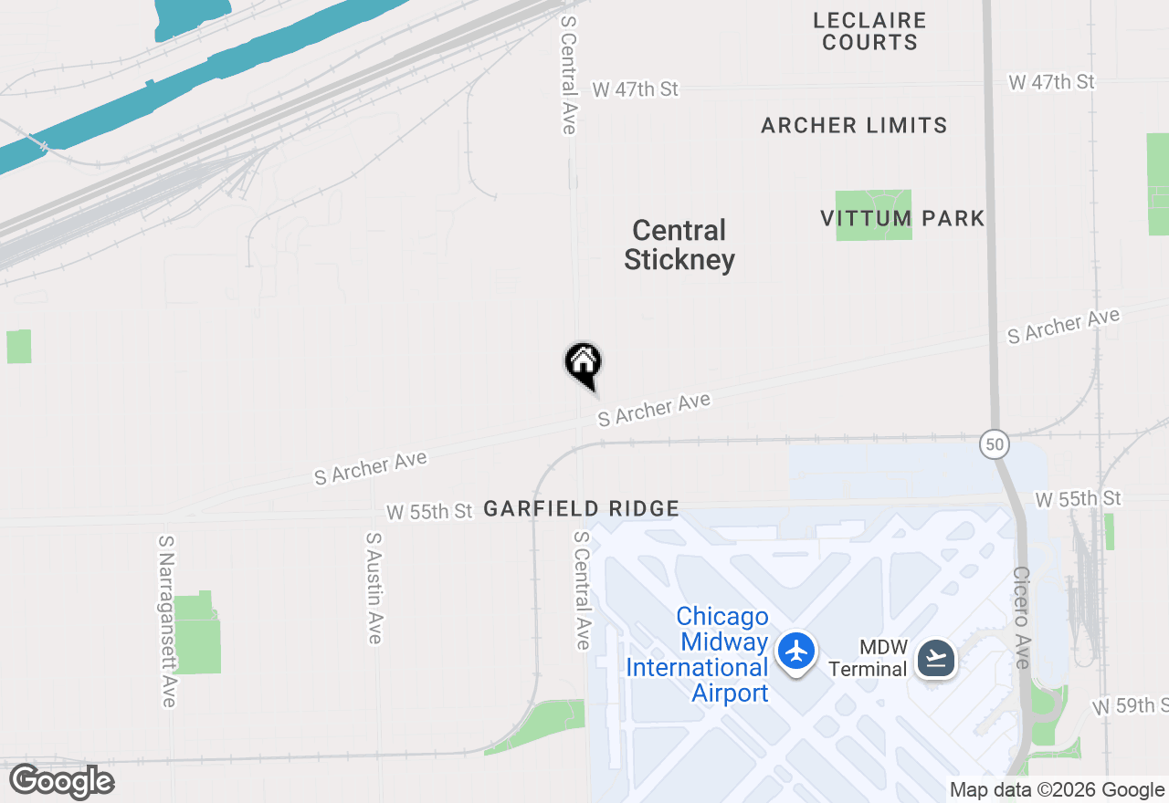 Map of 5263 S Central Avenue, Chicago, IL 60638