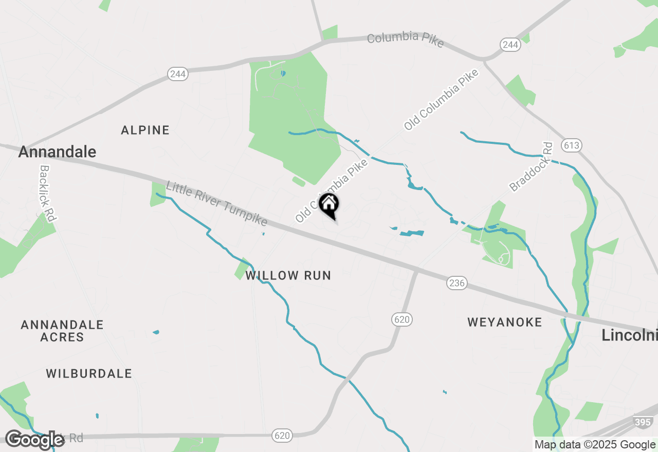 Map of 4505 Sahalee Court #A, Alexandria, VA 22312