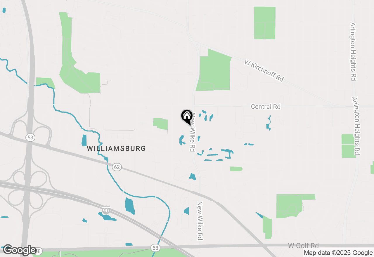 Map of 1116 S New Wilke Road #408, Arlington Heights, IL 60005