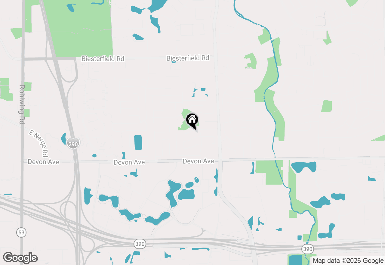 Map of 215 Parkchester Road, Elk Grove Village, IL 60007