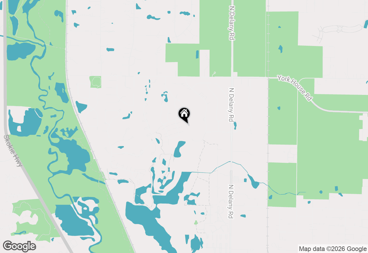 Map of 3016 Monterey Lane, Wadsworth, IL 60083