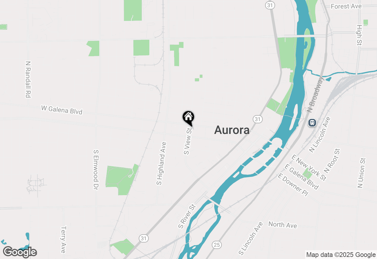 Map of 9 S View Street #110, Aurora, IL 60506